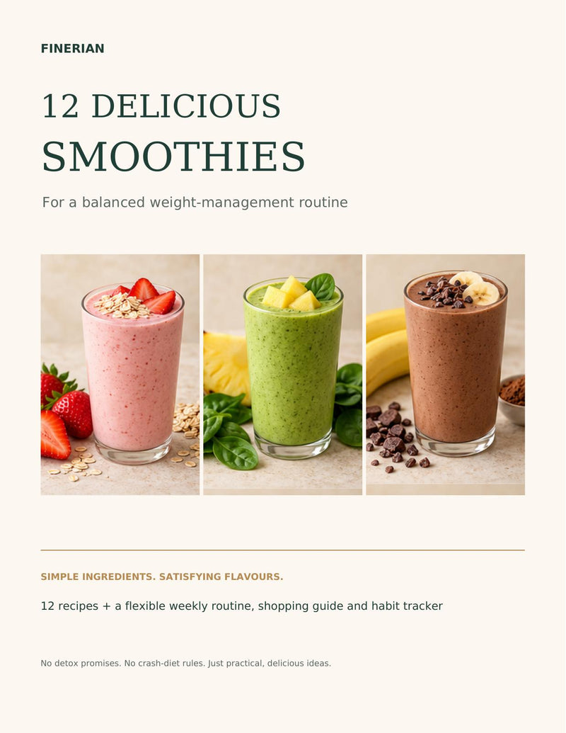 Finerian 12 Delicious Smoothies ebook cover