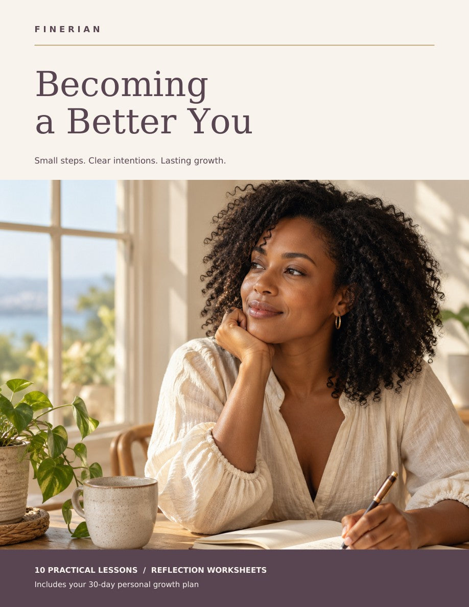 Finerian Becoming a Better You cover