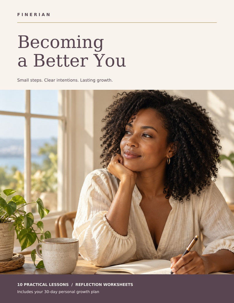 Finerian Becoming a Better You cover