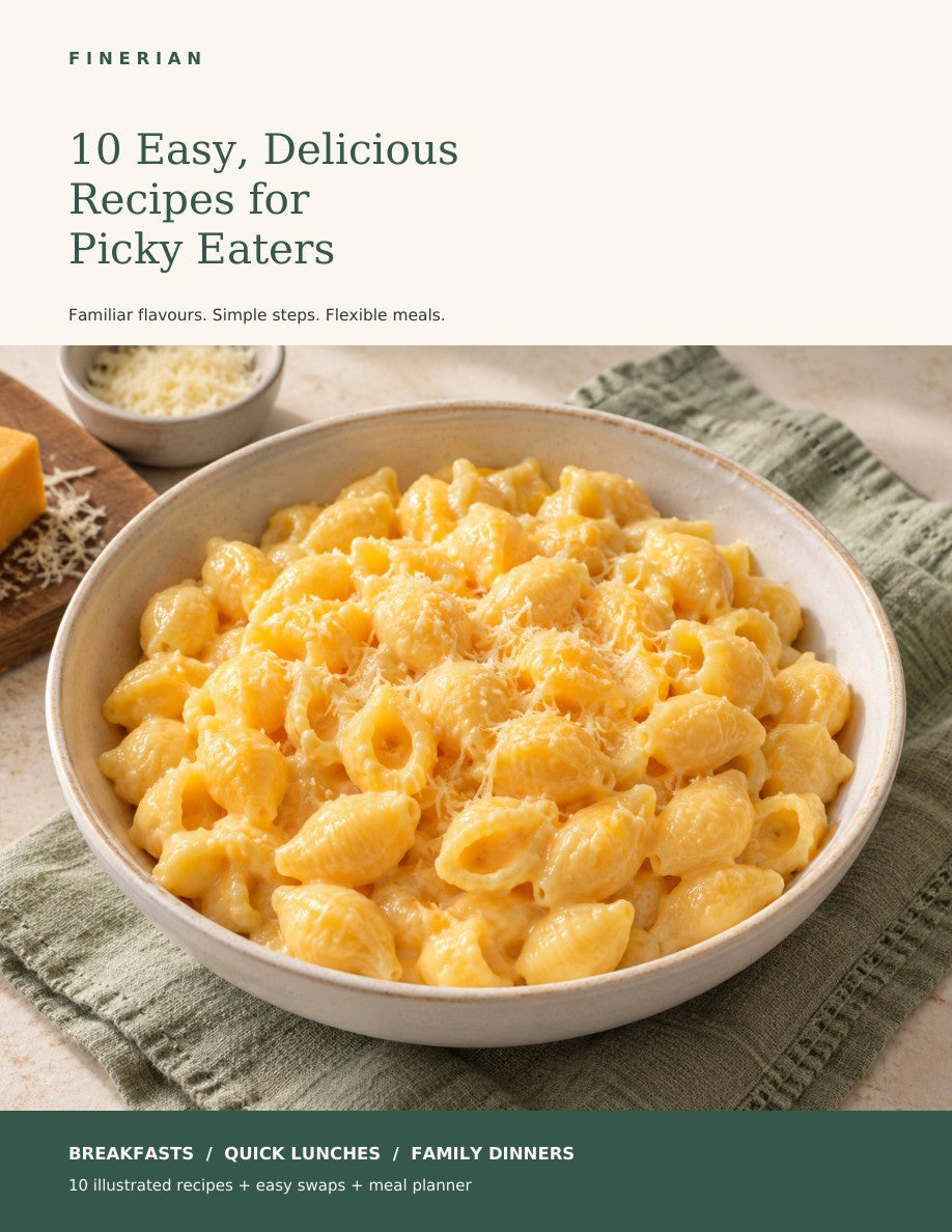 Finerian 10 Easy, Delicious Recipes for Picky Eaters cover